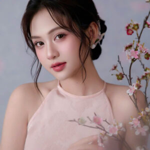 Makeup tone hồng khô